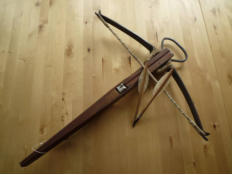 Armbrust noch mit Stahlbogen (Holzbogen ist in Arbeit)